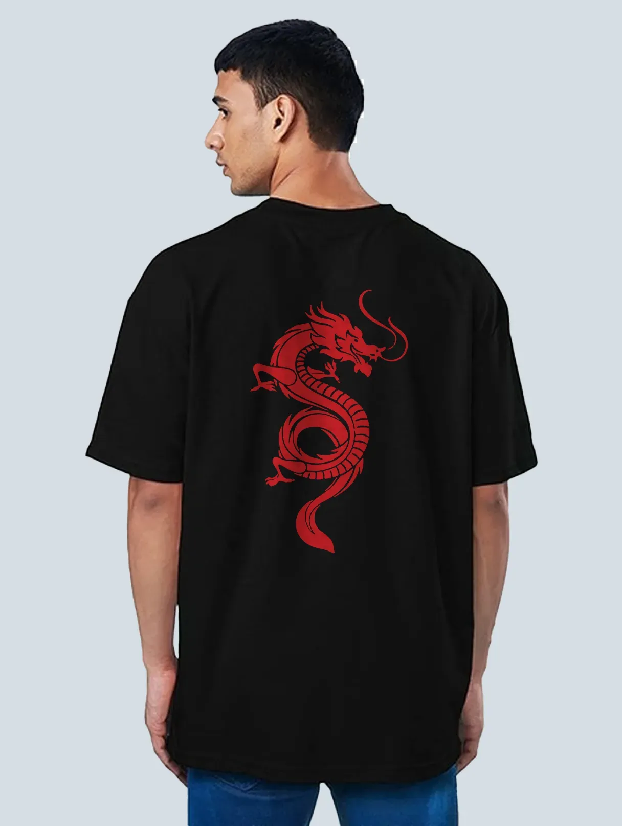 Empuraan Red Dragon Oversized T-Shirt | Lucifer Sequel Tee